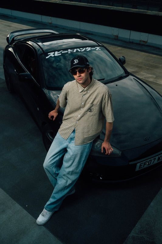 Cropped Checkered Shirt