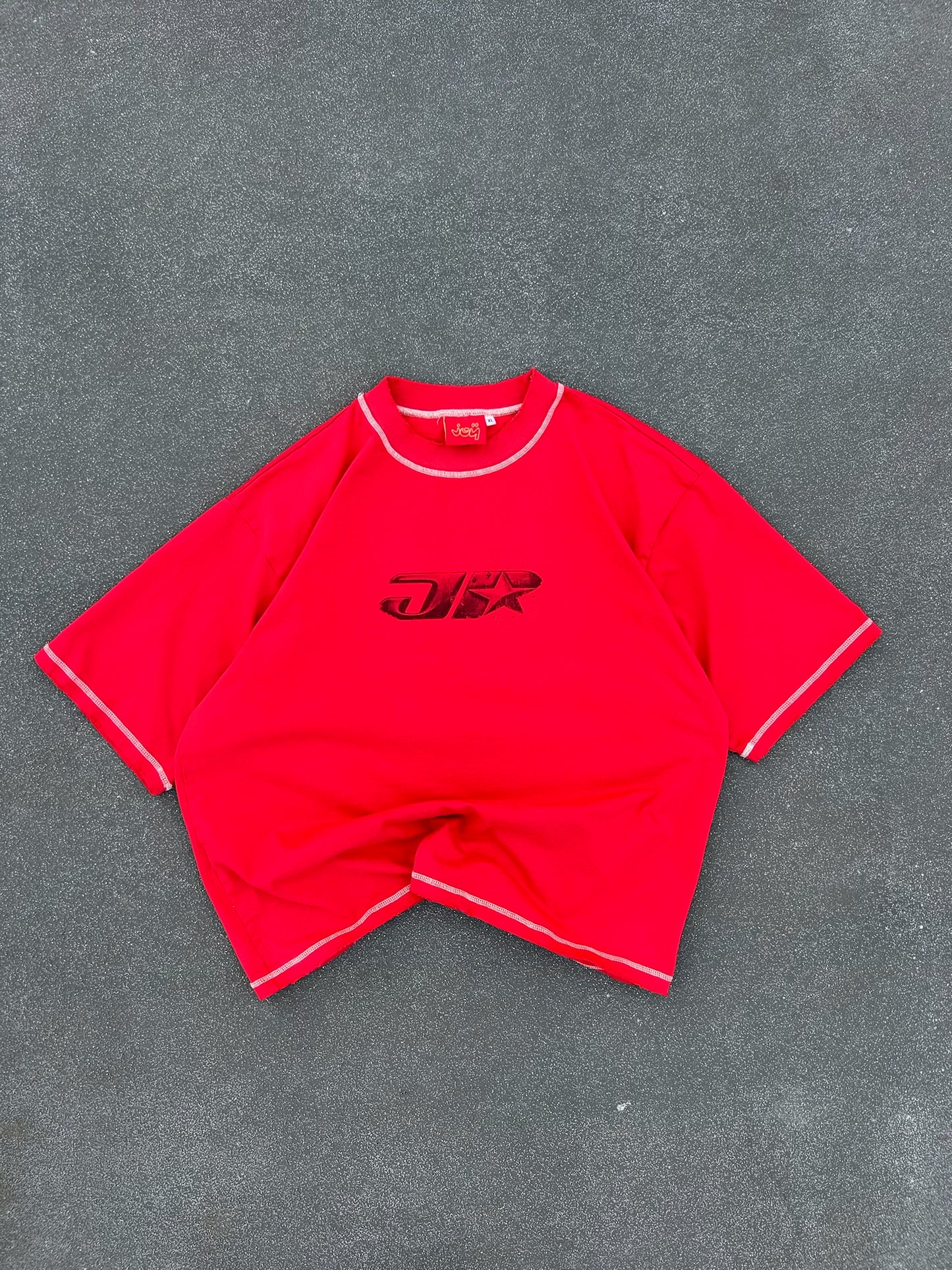 Distressed JP T - RED
