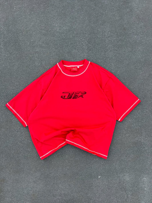 Distressed JP T - RED