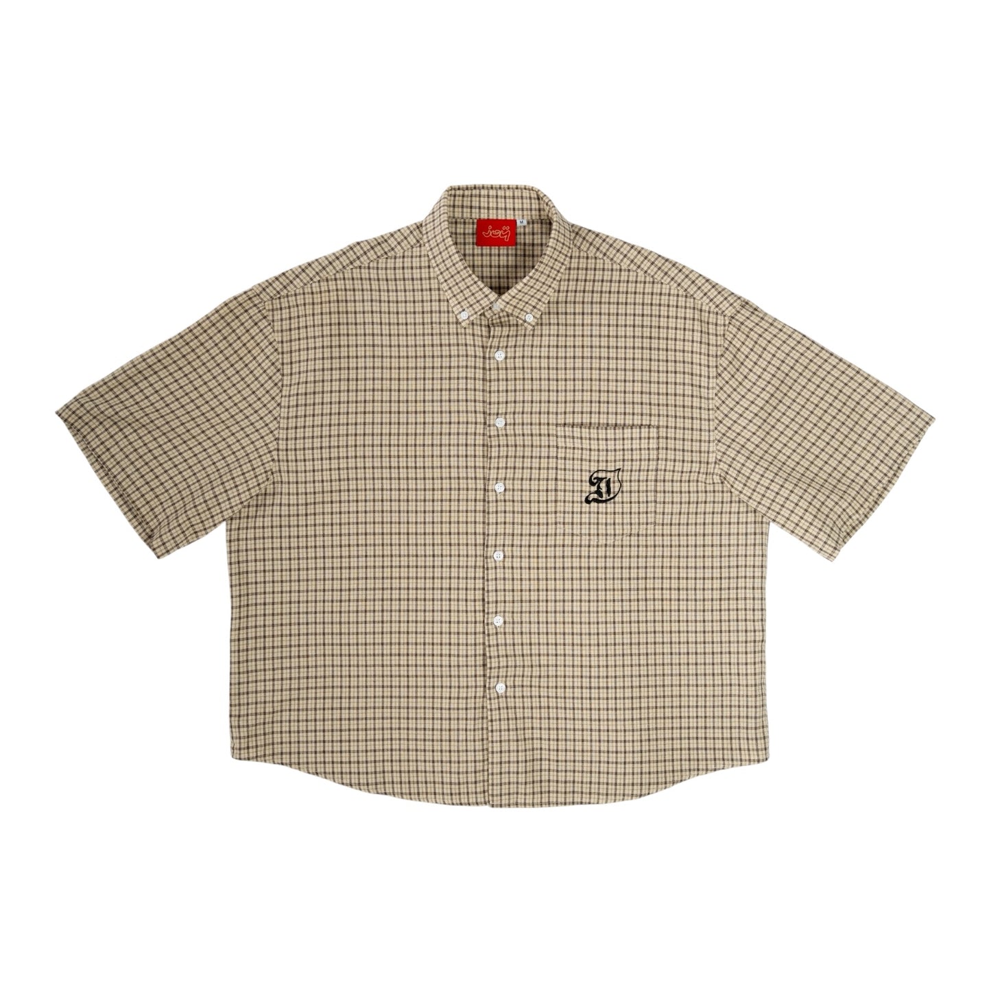 Cropped Checkered Shirt