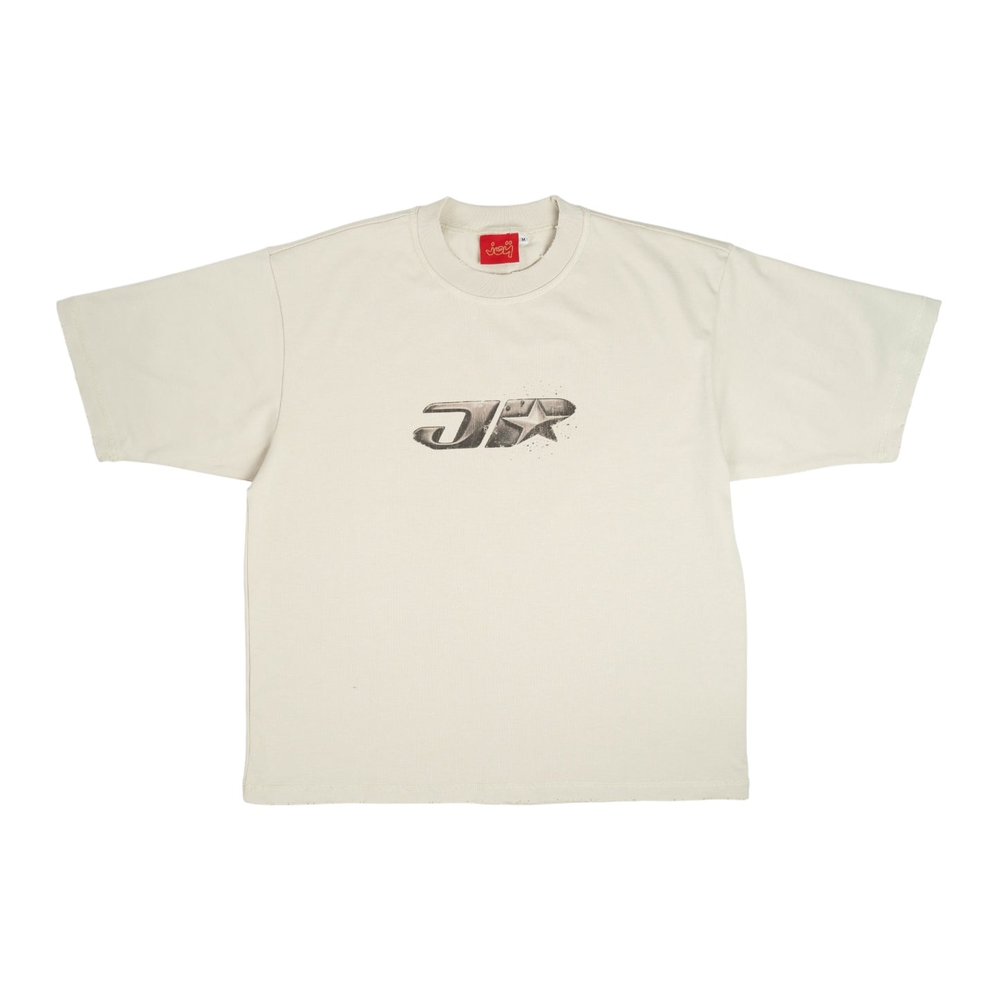 Distressed JP T - CREAM